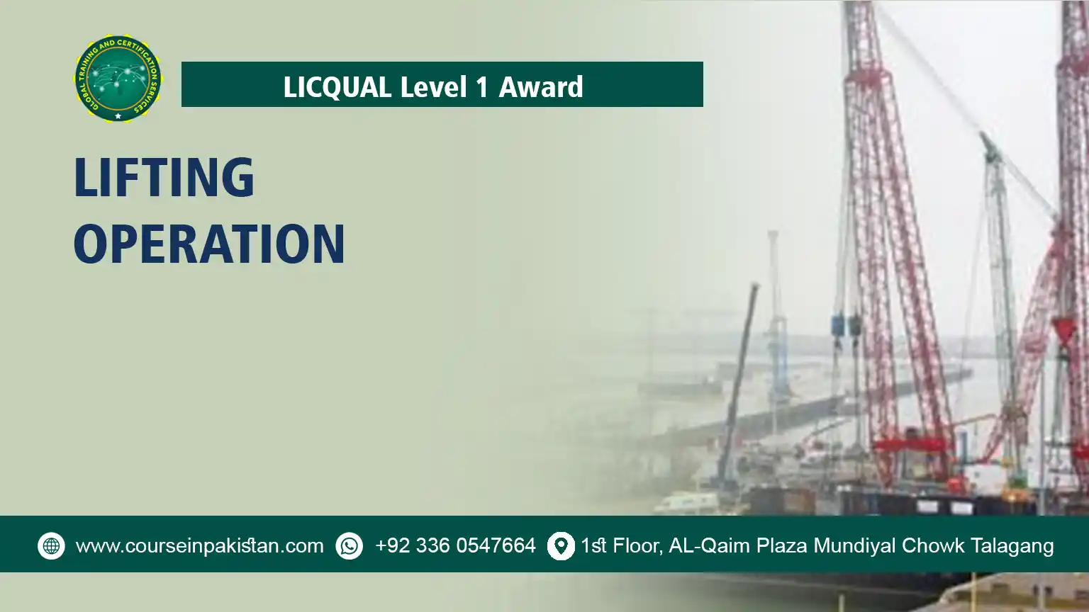 Level 1 Award in Lifting Operation