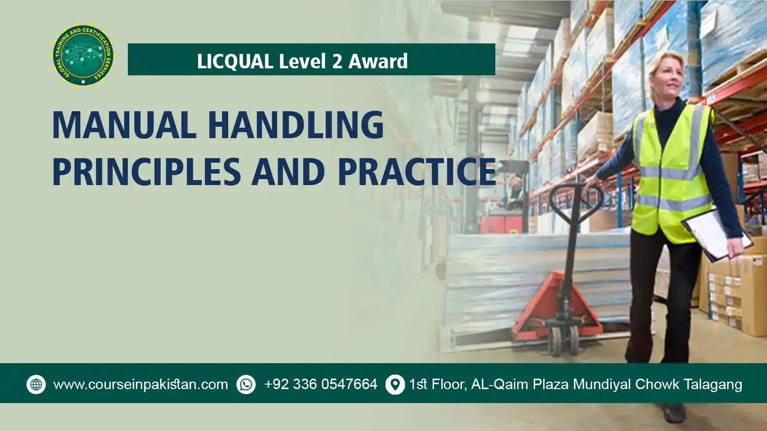 Level 2 Award in Manual Handling Principles and Practice