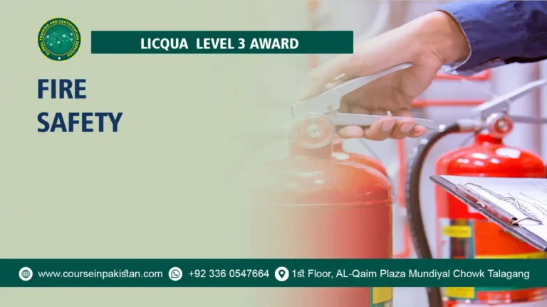 LICQual Level 3 Award in Fire Safety