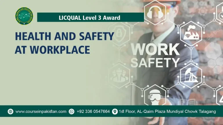 Level 3 Award in Health and Safety at Workplace