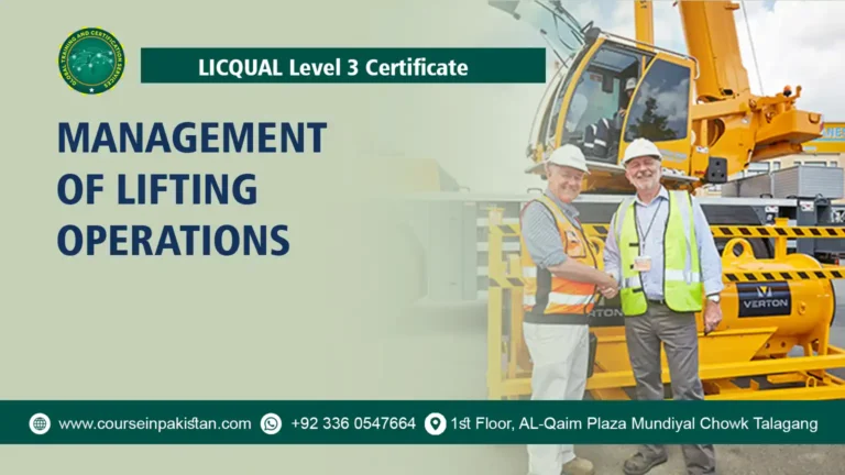 LICQual Level 3 Certificate in Management of Lifting Operations