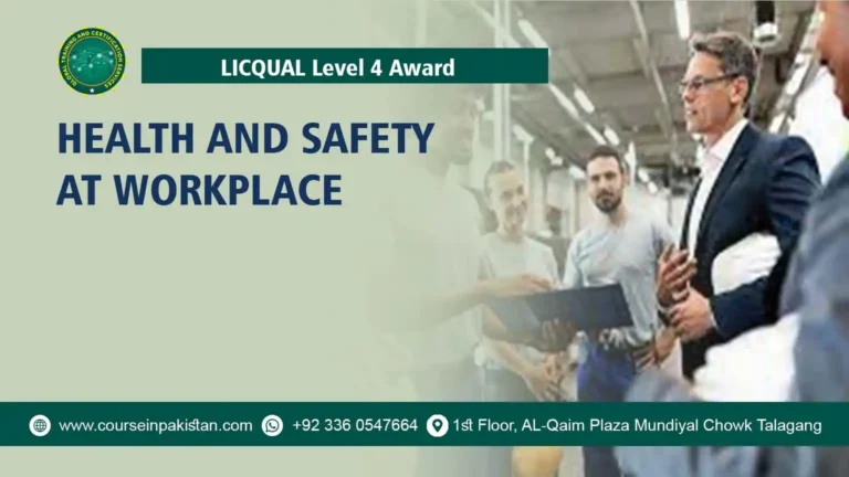 Level 4 Award in Health and Safety at Workplace