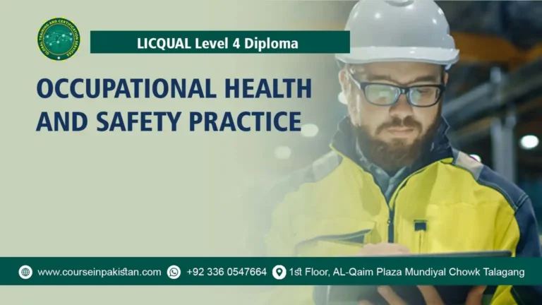 Level 4 Diploma in Occupational Health and Safety Practice