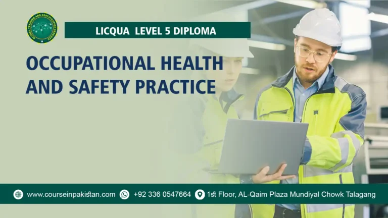 Level 5 Diploma in Occupational Health and Safety Practice