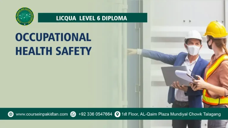 Level 6 Diploma in Occupational Health Safety