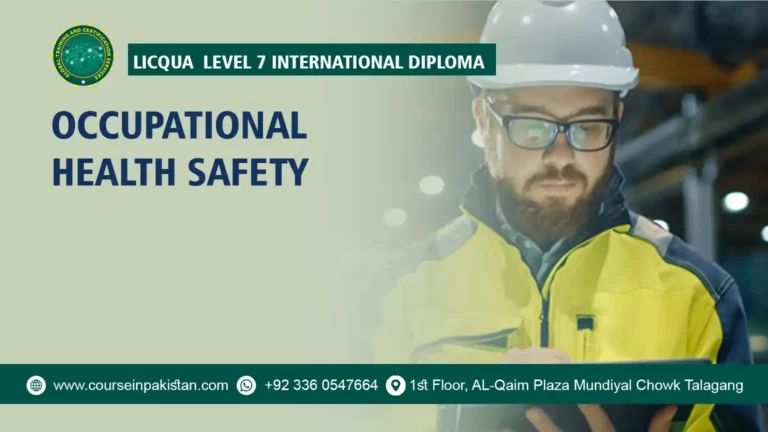 Level 7 International Diploma in Occupational Health & Safety