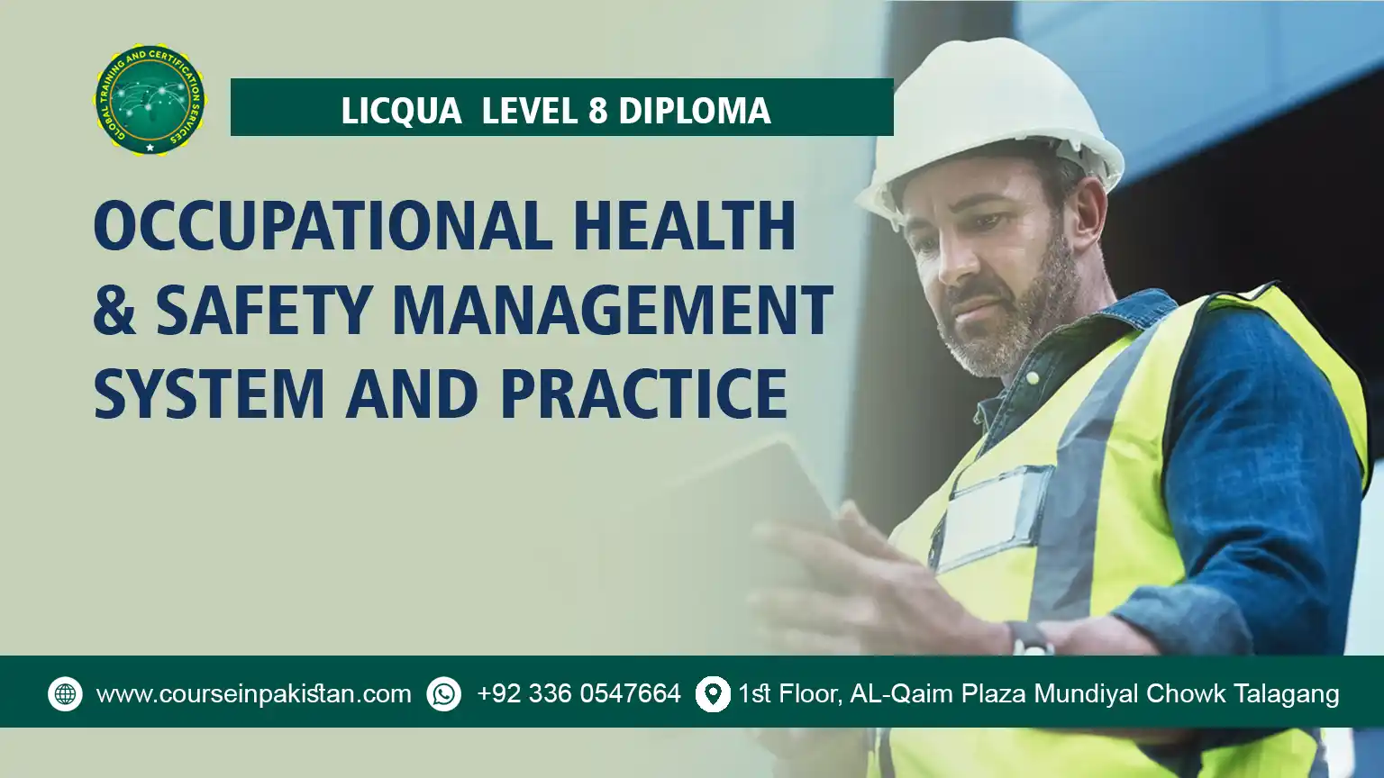 Level 8 Diploma in Occupational Health & Safety Management System and Practice