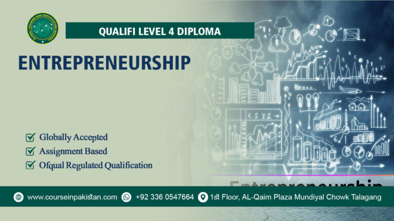 Qualifi Level 4 Diploma in Entrepreneurship