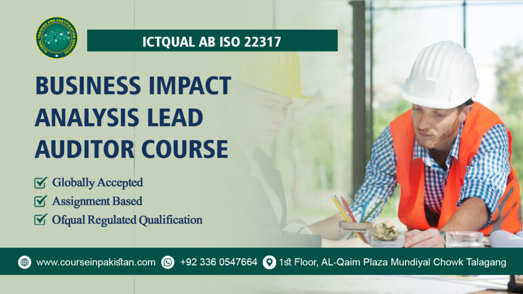 ICTQual ISO 22317 Business Impact Analysis Internal Auditor Course