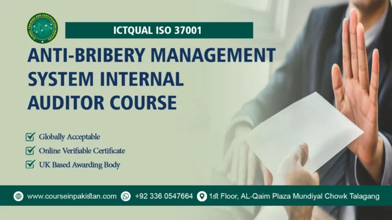 ICTQual ISO 37001 Anti-Bribery Management System Internal Auditor Course