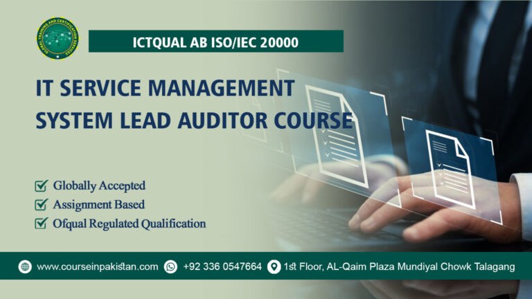 ICTQual ISO/IEC 20000 IT Service Management System Internal Auditor Course