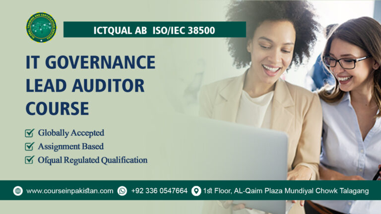 ICTQual ISO/IEC 38500 IT Governance Internal Auditor Course