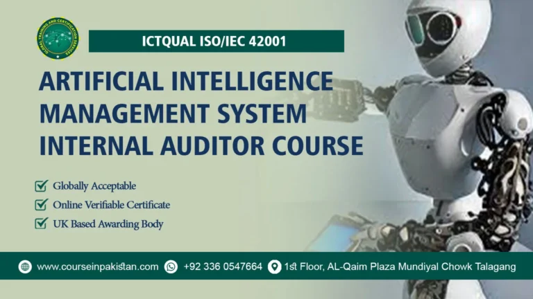 ICTQual ISO/IEC 42001 Artificial Intelligence Management System Internal Auditor Course