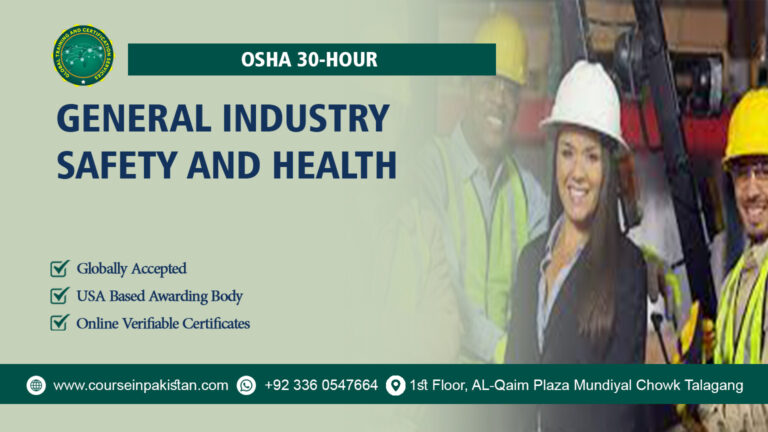 OSHA 30-Hour General Industry Safety and Health