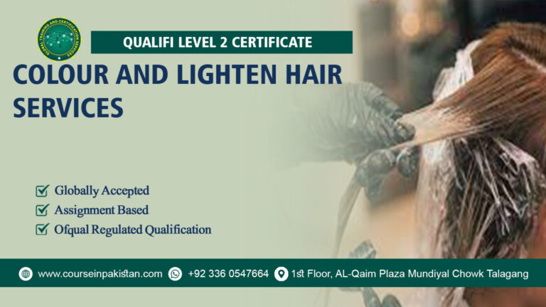 Qualifi Level 2 Certificate in Colour and Lighten Hair Services