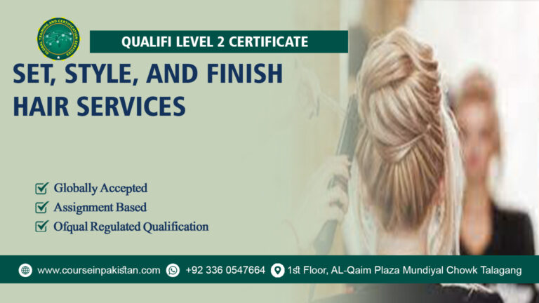 Qualifi Level 2 Certificate in Set, Style, and Finish Hair Services