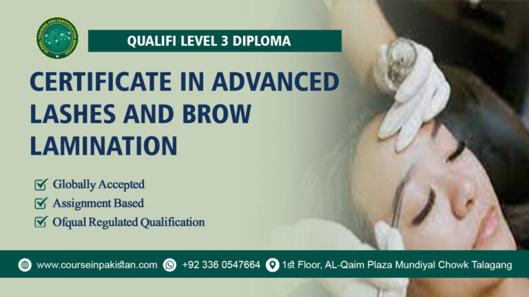 Qualifi Level 3 Certificate in Advanced Lashes and Brow Lamination