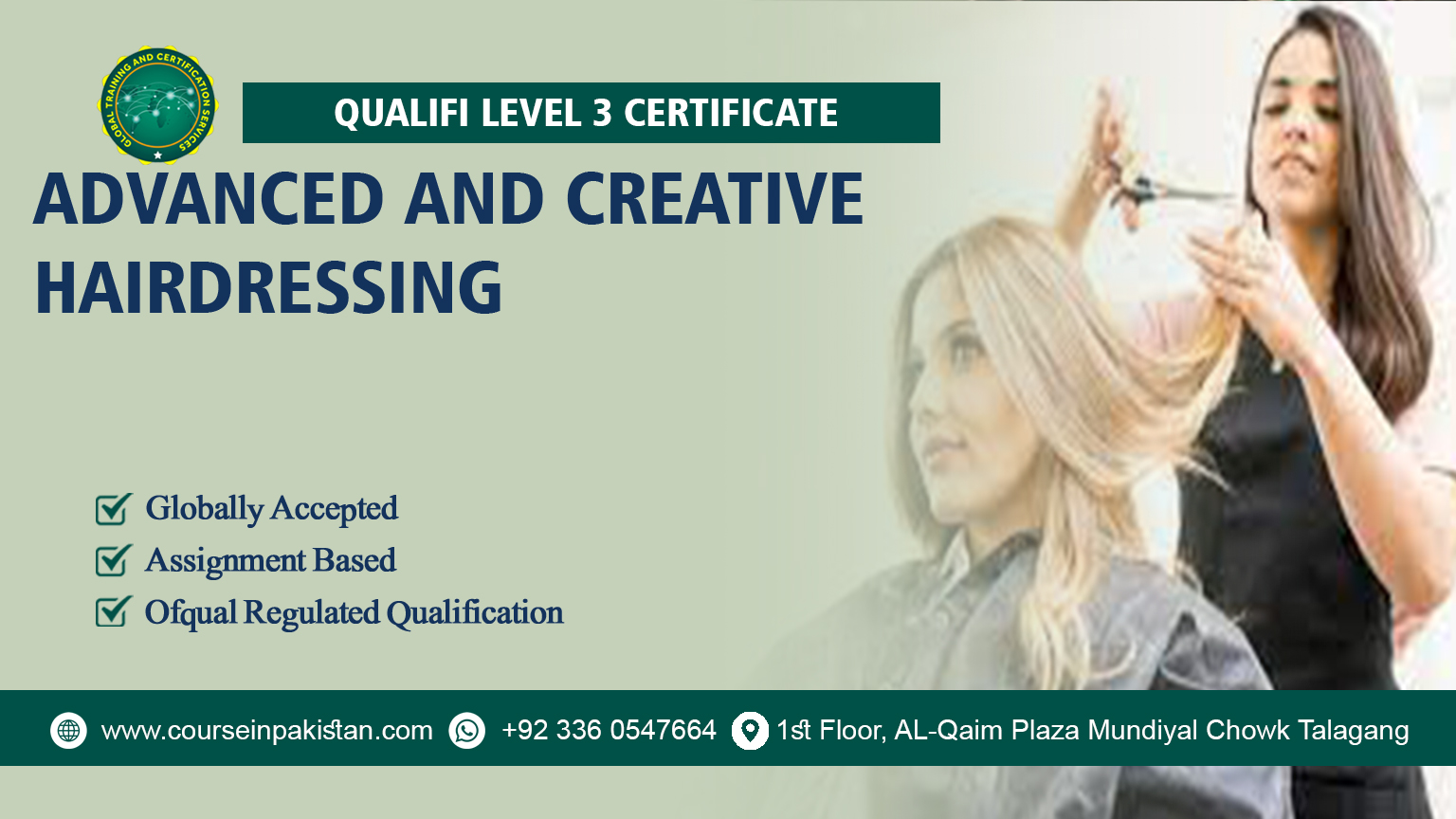 Qualifi Level 3 Certificate in Advanced and Creative Hairdressing