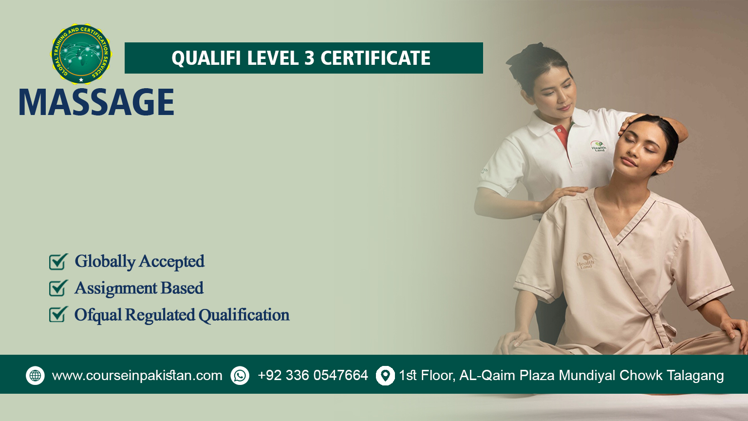 Qualifi Level 3 Certificate in Massage