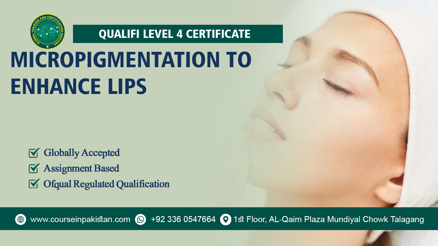 Qualifi Level 4 Certificate in Micropigmentation to Enhance Lips