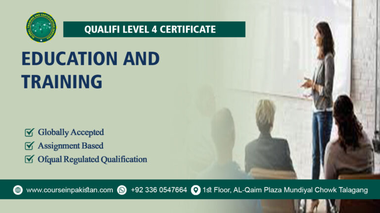 Qualifi Level 4 Diploma in Education and Training