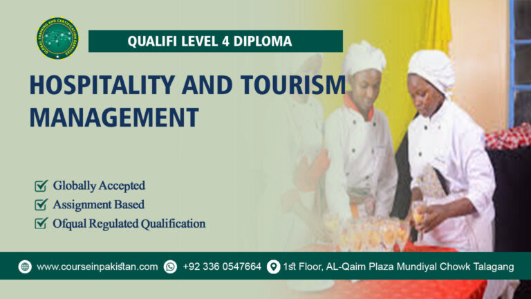 Qualifi Level 4 Diploma in Hospitality and Tourism Management