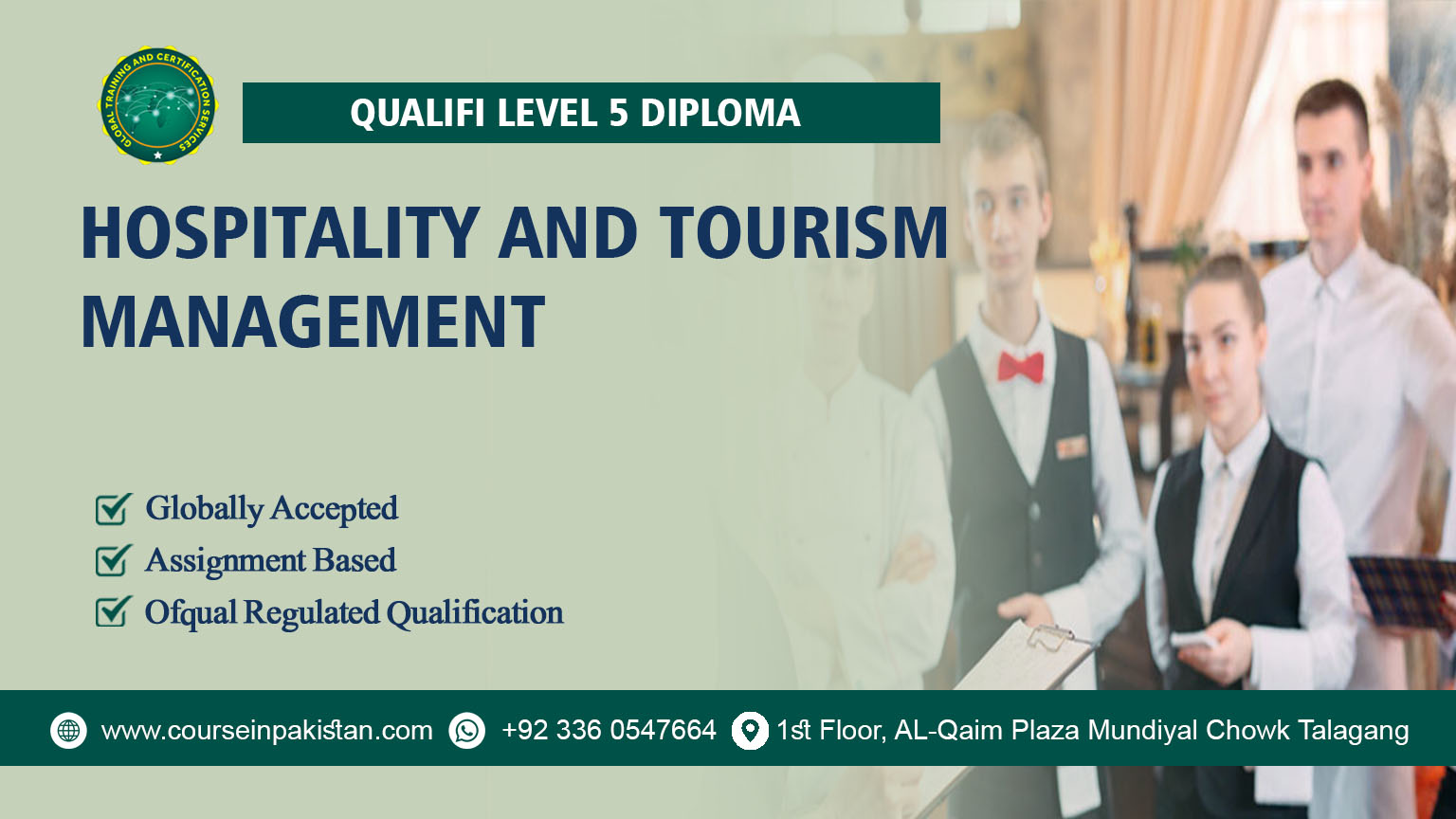 Qualifi Level 5 Diploma in Hospitality and Tourism Management