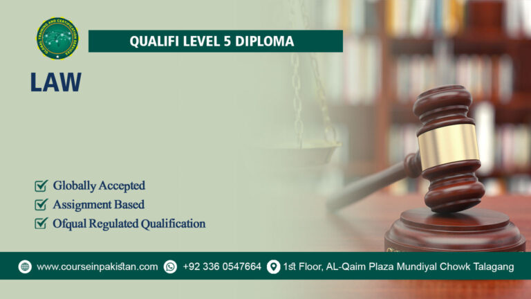 Qualifi Level 5 Diploma in Law