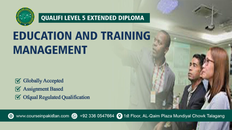 Qualifi Level 5 Extended Diploma in Education and Training Management