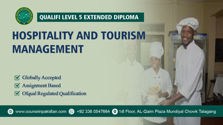 Qualifi Level 5 Extended Diploma in Hospitality and Tourism Management