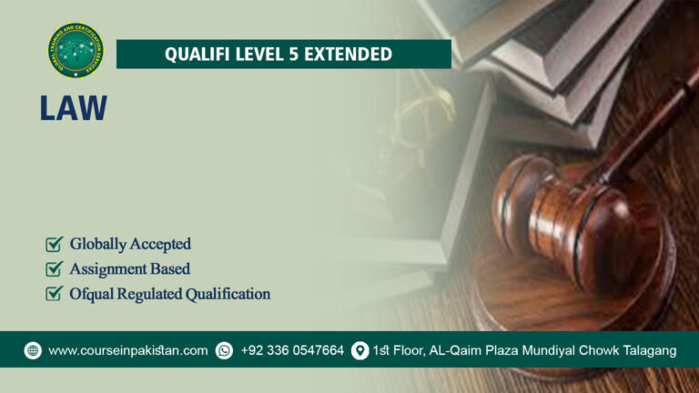 Qualifi Level 5 Extended Diploma in Law