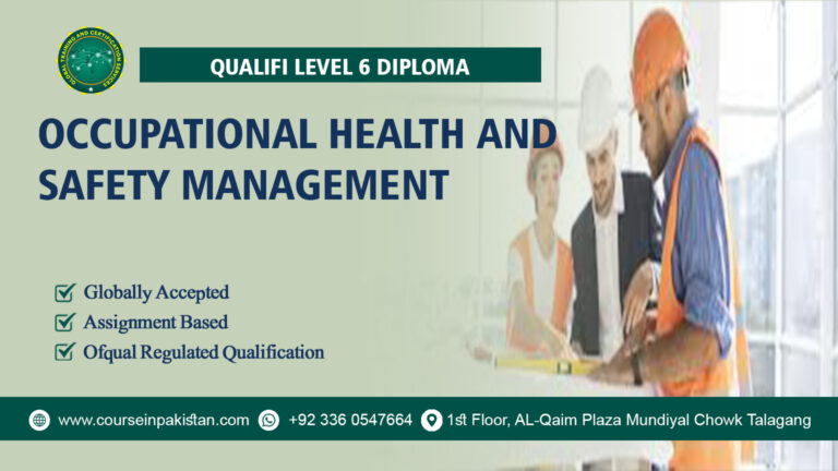 Qualifi Level 6 Diploma in Occupational Health and Safety Management
