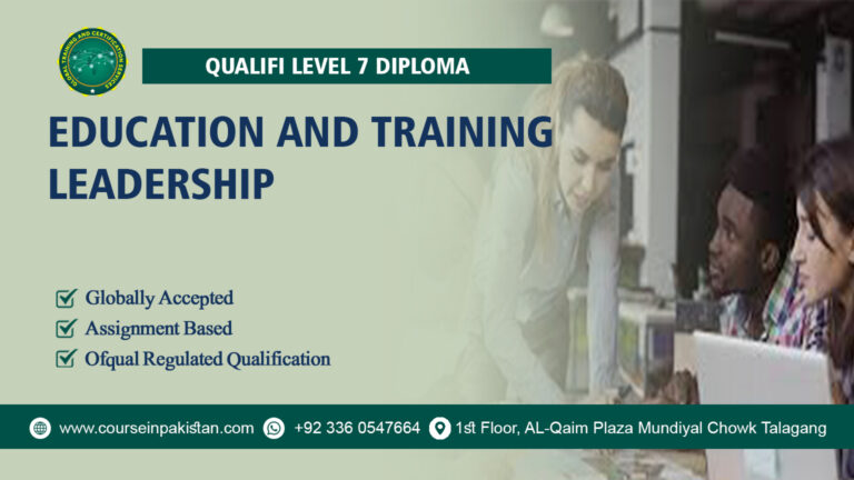 Qualifi Level 7 Diploma in Educational Management and Leadership