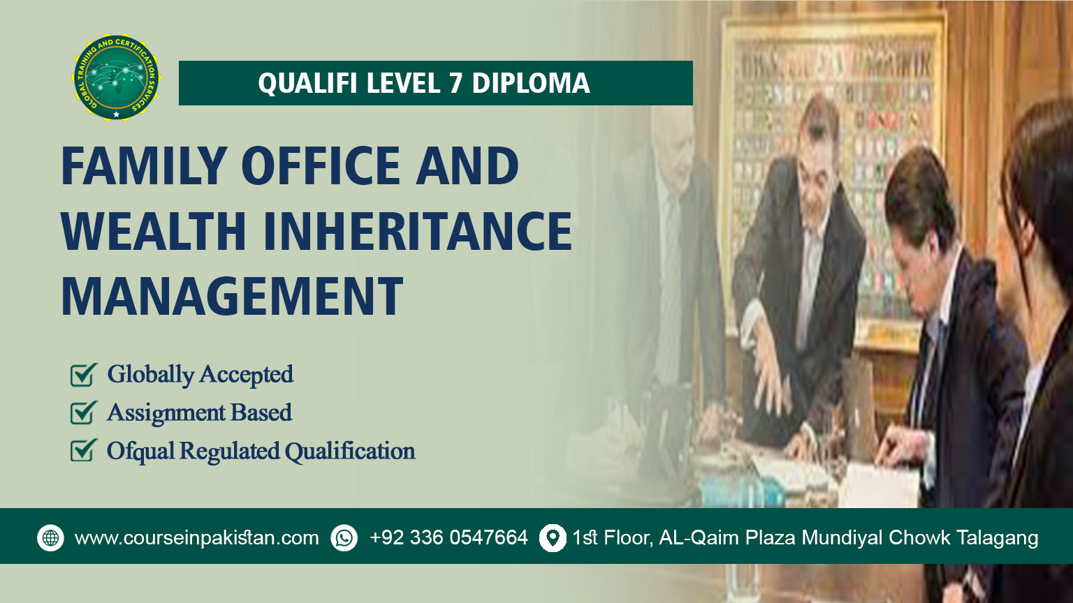 Qualifi Level 7 Diploma in Family Office and Wealth Inheritance Management