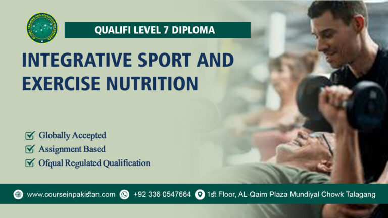 Qualifi Level 7 Diploma in Integrative Sport and Exercise Nutrition