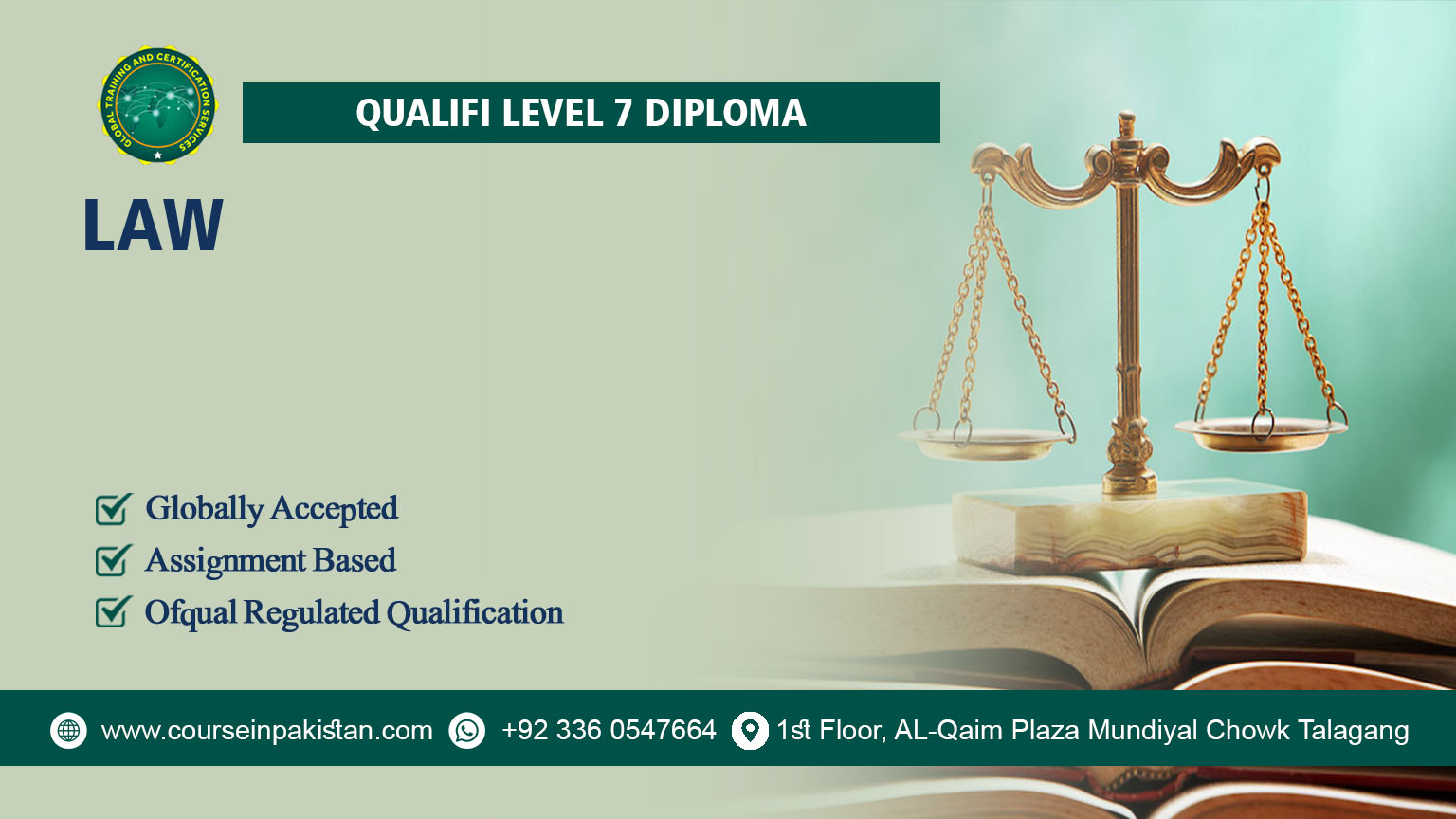 Qualifi Level 7 Diploma in Law