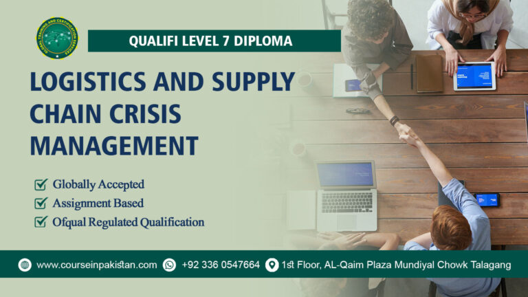 Qualifi Level 7 Diploma in Logistics and Supply Chain Crisis Management