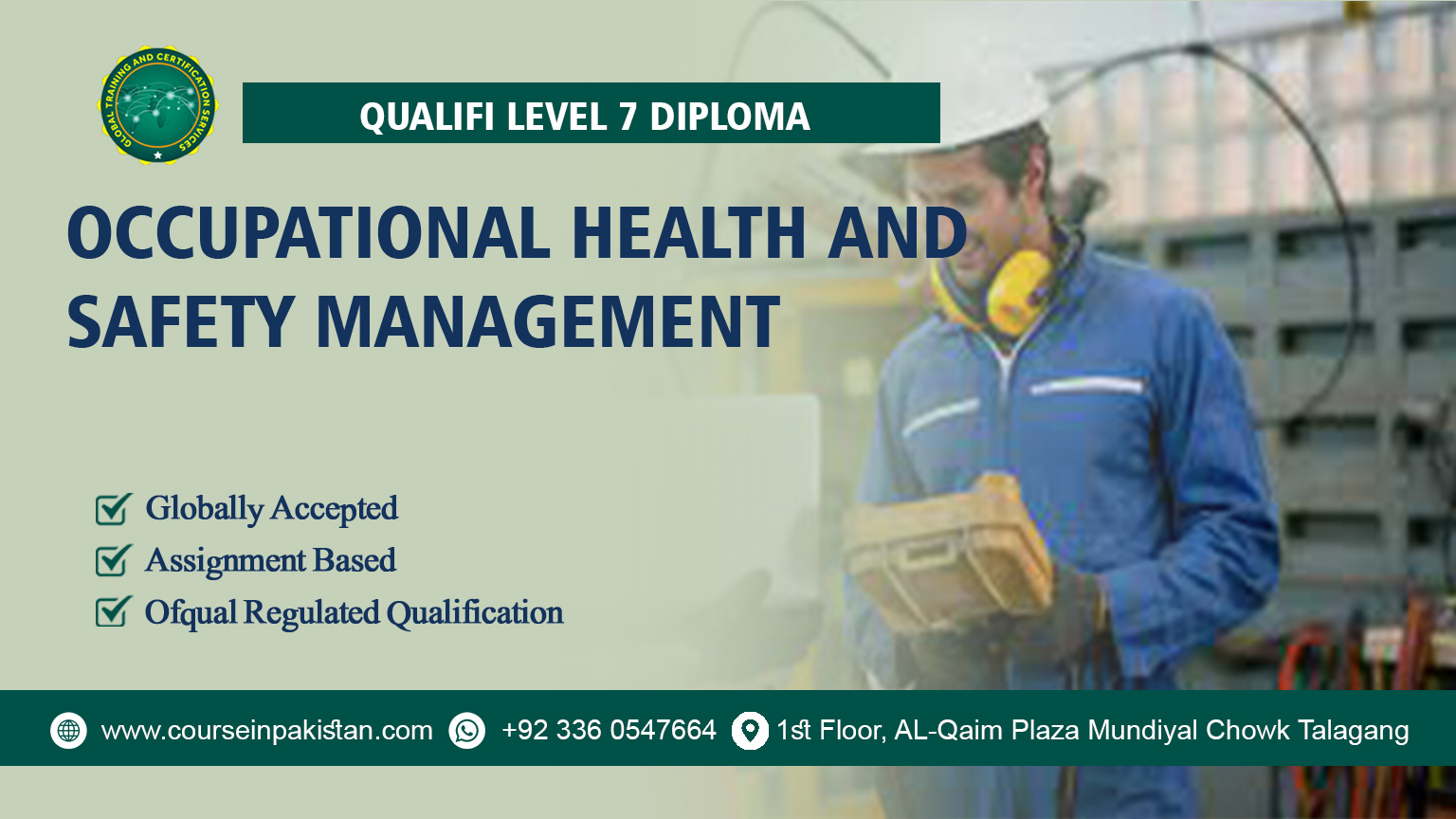 Qualifi Level 7 Diploma in Occupational Health and Safety Management