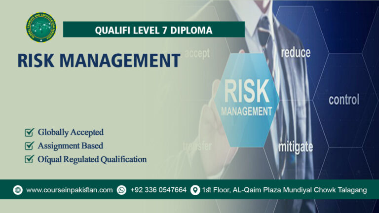 Qualifi Level 7 Diploma in Risk Management