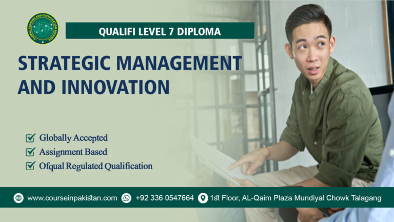 Qualifi Level 7 Diploma in Strategic Management and Innovation