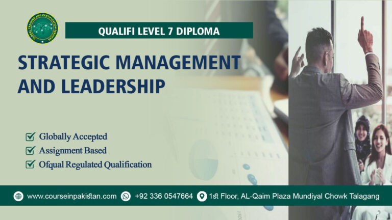 Qualifi Level 7 Diploma in Strategic Management and Leadership