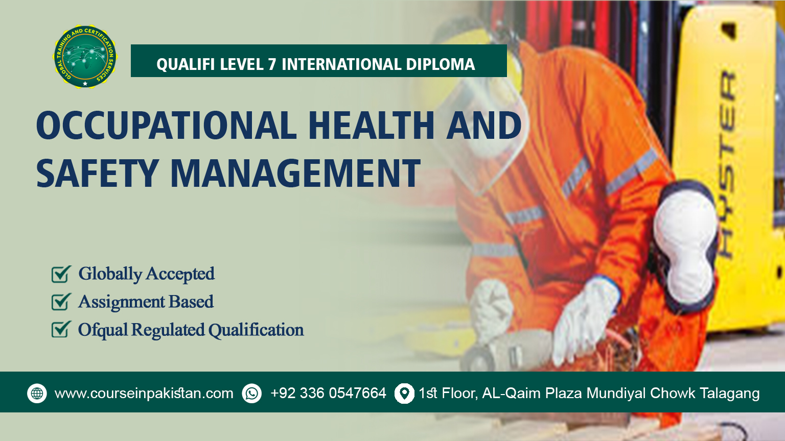 Qualifi Level 7 International Diploma in Occupational Health and Safety Management