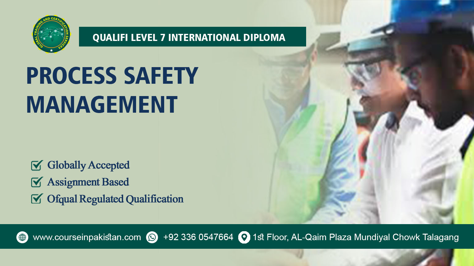 Qualifi Level 7 International Diploma in Process Safety Management