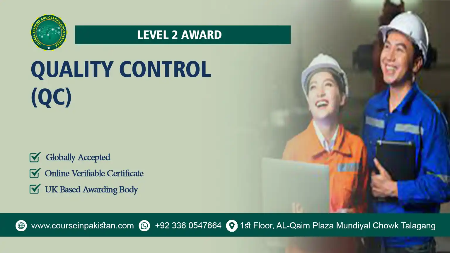 Level 2 Award in Quality Control (QC)