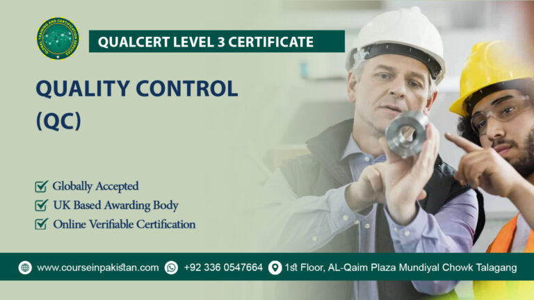 Level 3 Certificate in Quality Control (QC)