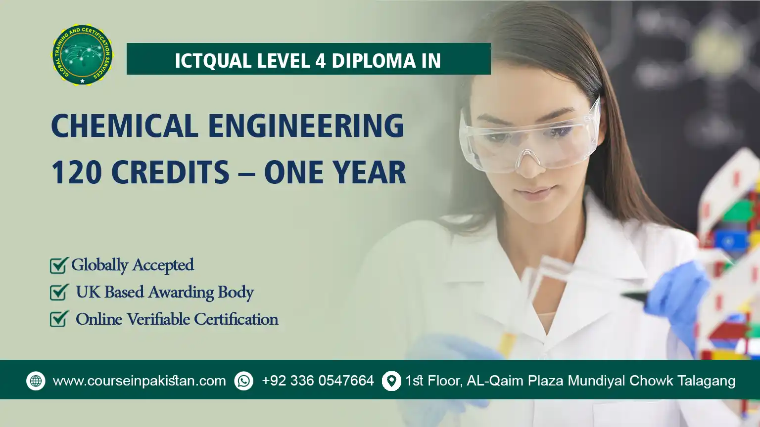 The ICTQual Level 4 Diploma in Chemical Engineering is designed for individuals looking to build a successful career in chemical engineering or those who are already working in the industry and want to deepen their knowledge.