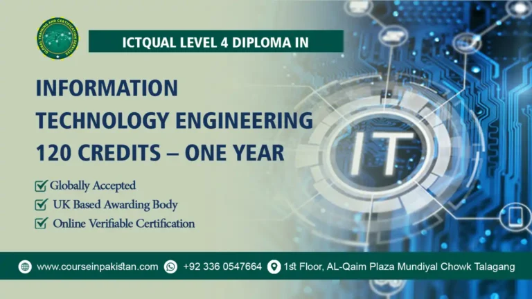 ICTQual Level 4 Diploma in Information Technology Engineering 120 Credits – One Year