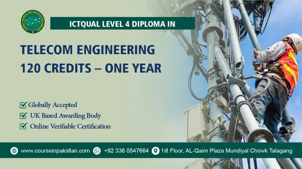 The ICTQual Level 4 Diploma in Telecom Engineering is designed to provide learners with a comprehensive understanding of telecom technologies, network design, and system integration.
