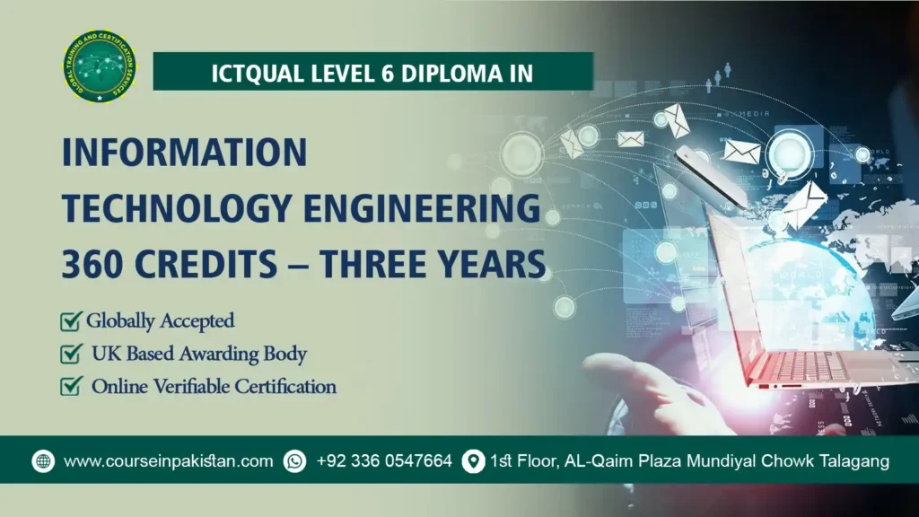 ICTQual Level 6 Diploma in Information Technology Engineering 360 Credits – Three Years