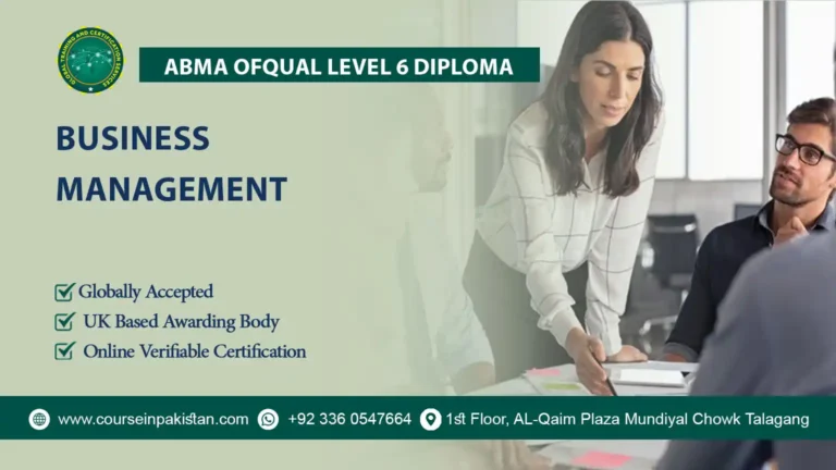 ABMA OFQUAL Level 6 Diploma in Business Management